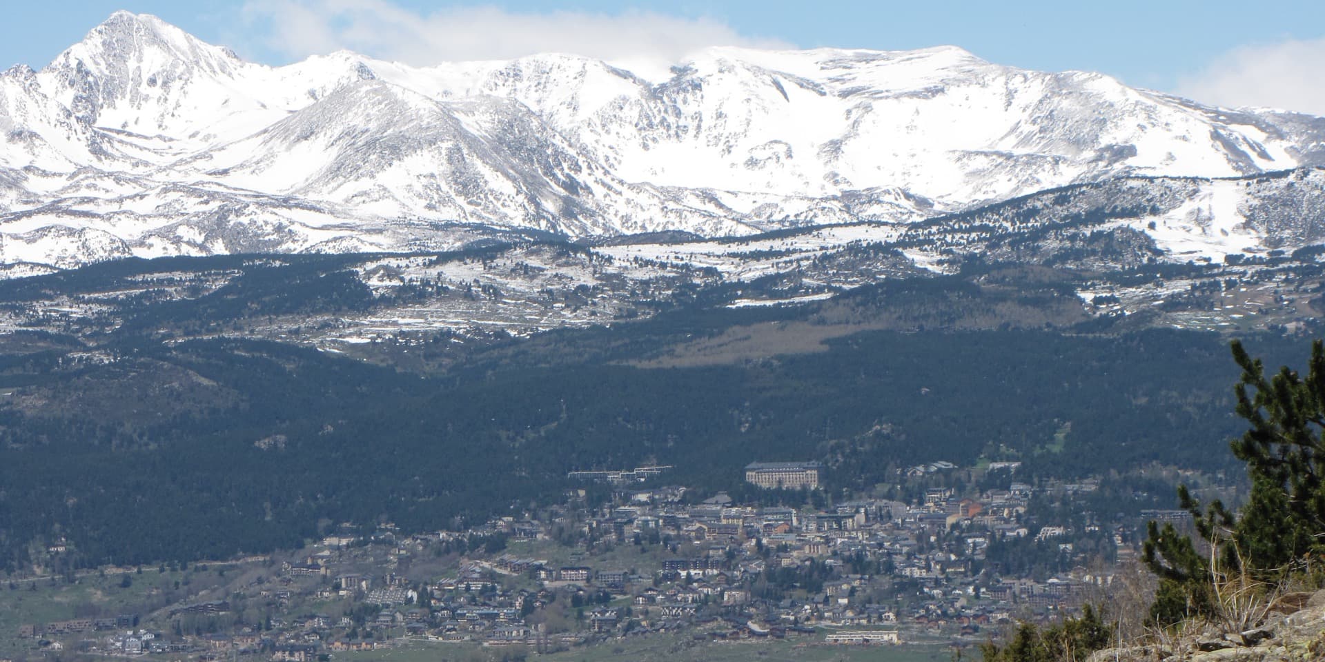 Das Massif du Carlit bei Font-Romeu, wo das Unwetter die Etappe stoppte